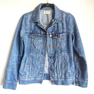 Madewell The Jean Jacket in Medford Wash 💙 Denim XS Regular Women's $128